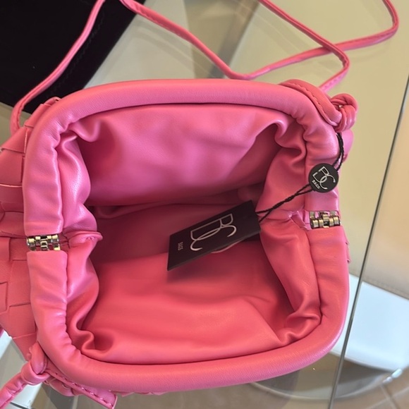 Cobalt Blue Woven Vegan Clutch Removable Strap - Picture 12 of 15